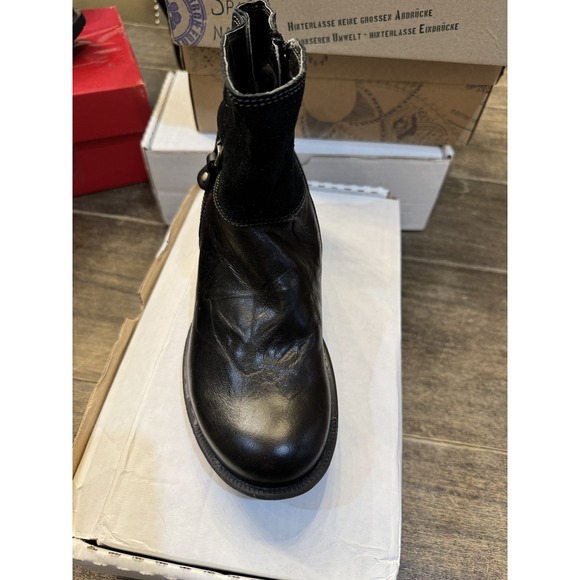 Josef Seibel Womens Sandra Leather Ankle Boot Bottie Side Zip Black EU 37 US 6.5 - Picture 4 of 8